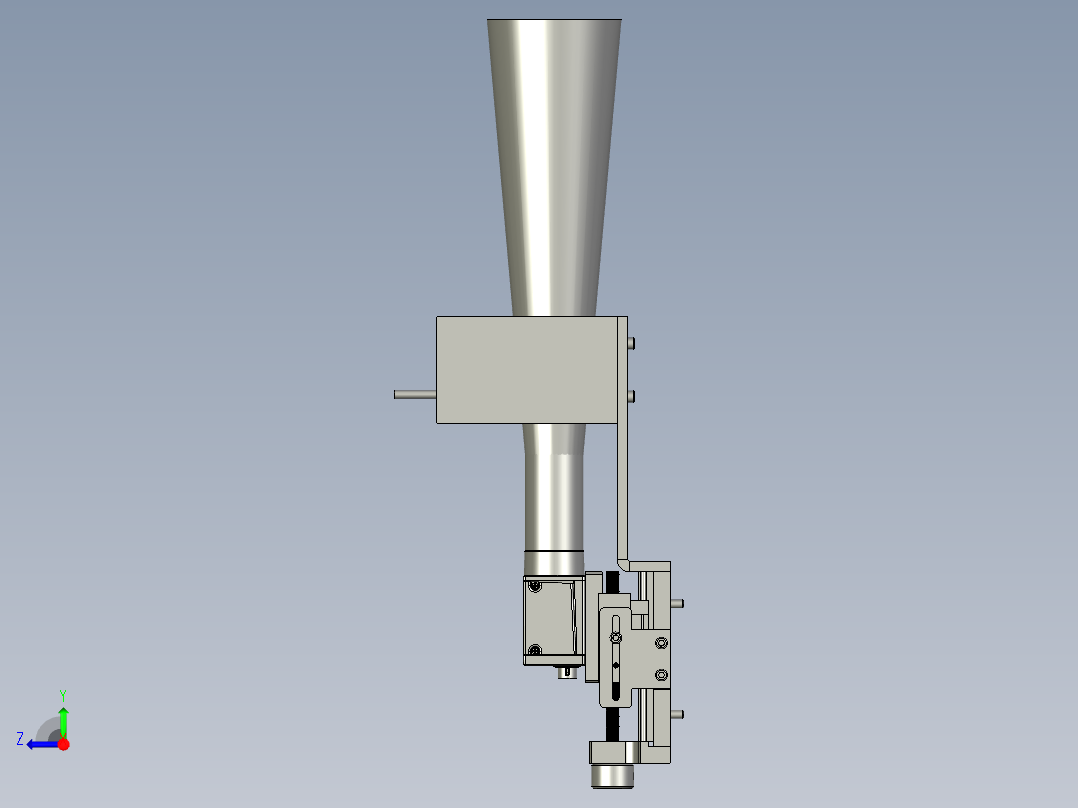 相机总装配右视图
