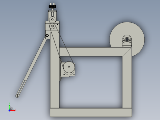 革基布的卷料机前视缩略图