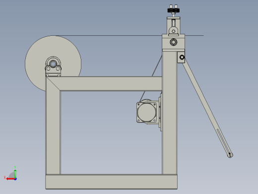 革基布的卷料机后视缩略图