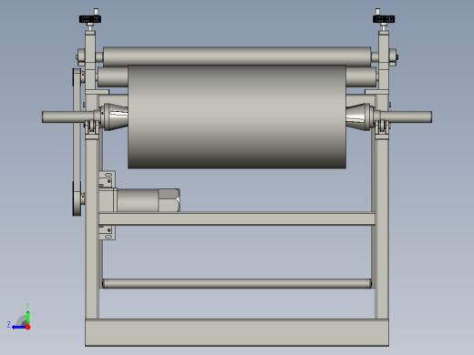 革基布的卷料机右视缩略图