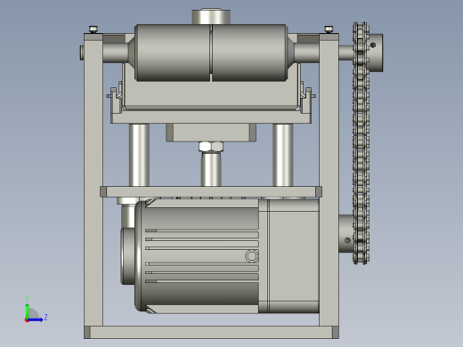 RS-滚胶机底部滚胶机构-链轮左视缩略图