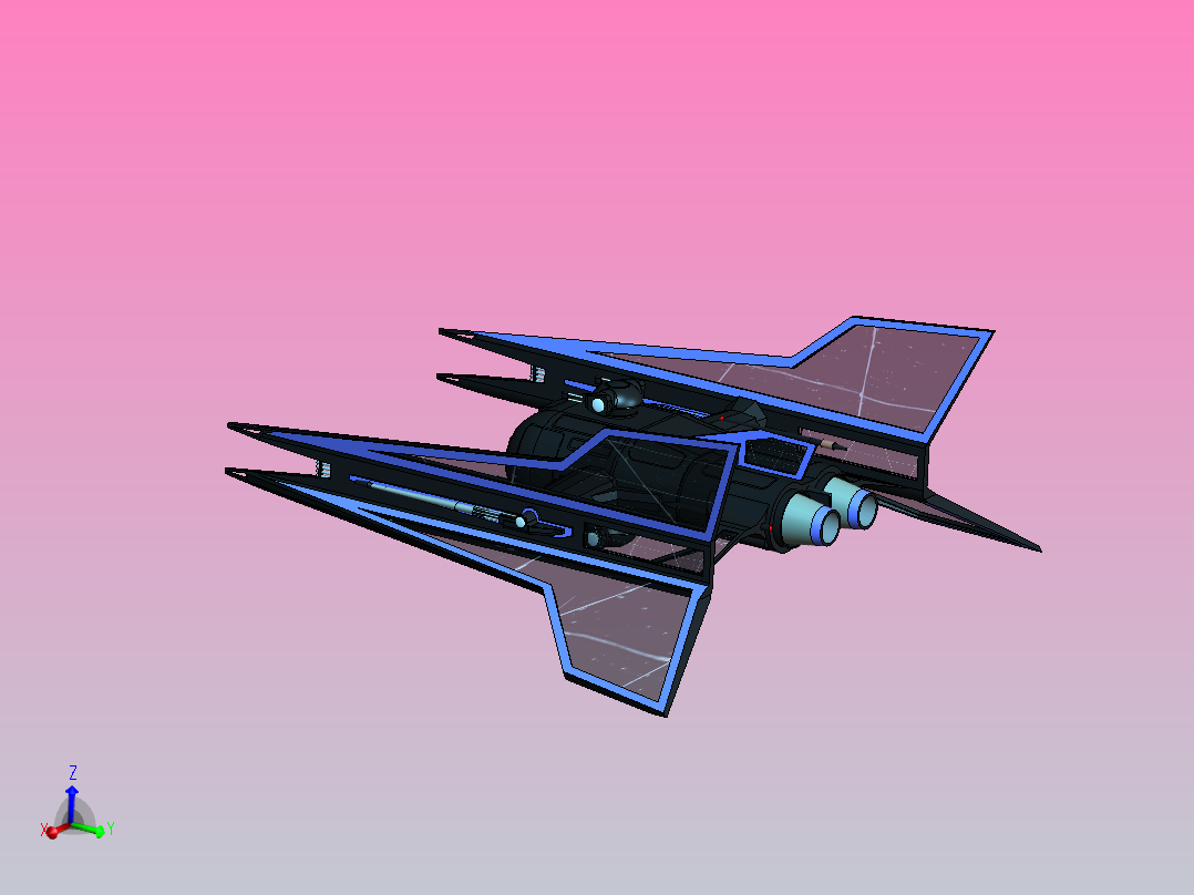 Tie战斗机“蝎子”主视图