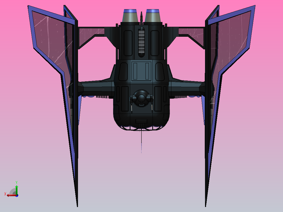 Tie战斗机“蝎子”后视图