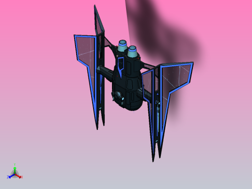 Tie战斗机“蝎子”正等轴测缩略图