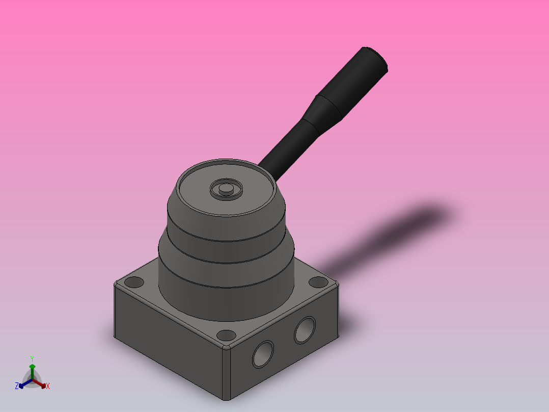 K38R8-L6手转阀[K38R8-L6]正等轴测图