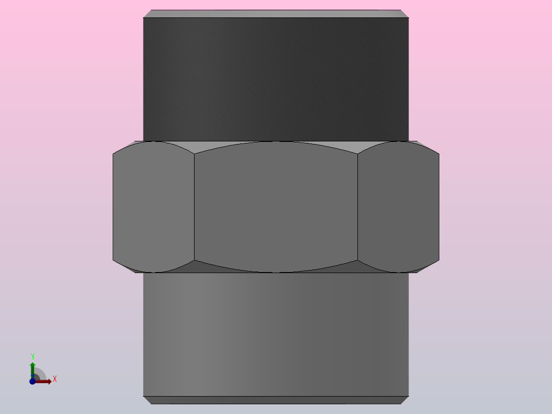 IBB 双外螺纹直通过渡接头_IBB-G02前视图