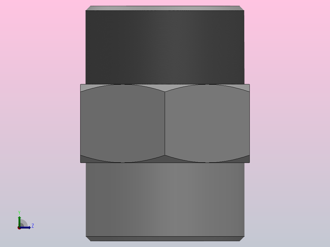 IBB 双外螺纹直通过渡接头_IBB-G02左视图
