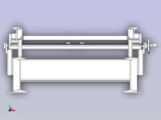 距离可调式压辊输送机设计前视缩略图