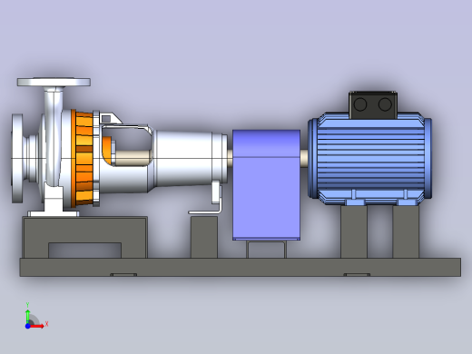离心泵总成前视缩略图