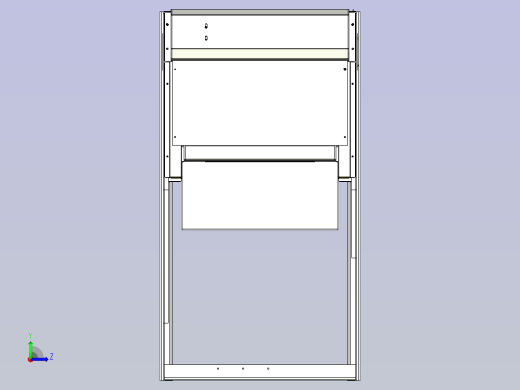 一款带轮_皮带+锥齿轮机构3D图纸左视缩略图