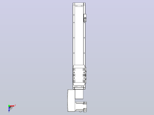 机器人皮带驱动直线轴TPA-GCB-80-P60-L350-QL-M20-N3俯视缩略图