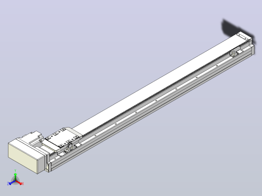 滚珠丝杠直线轴内置导轨TPA-GCR-80-1610C-L800-MR-M40-N3正等轴测缩略图