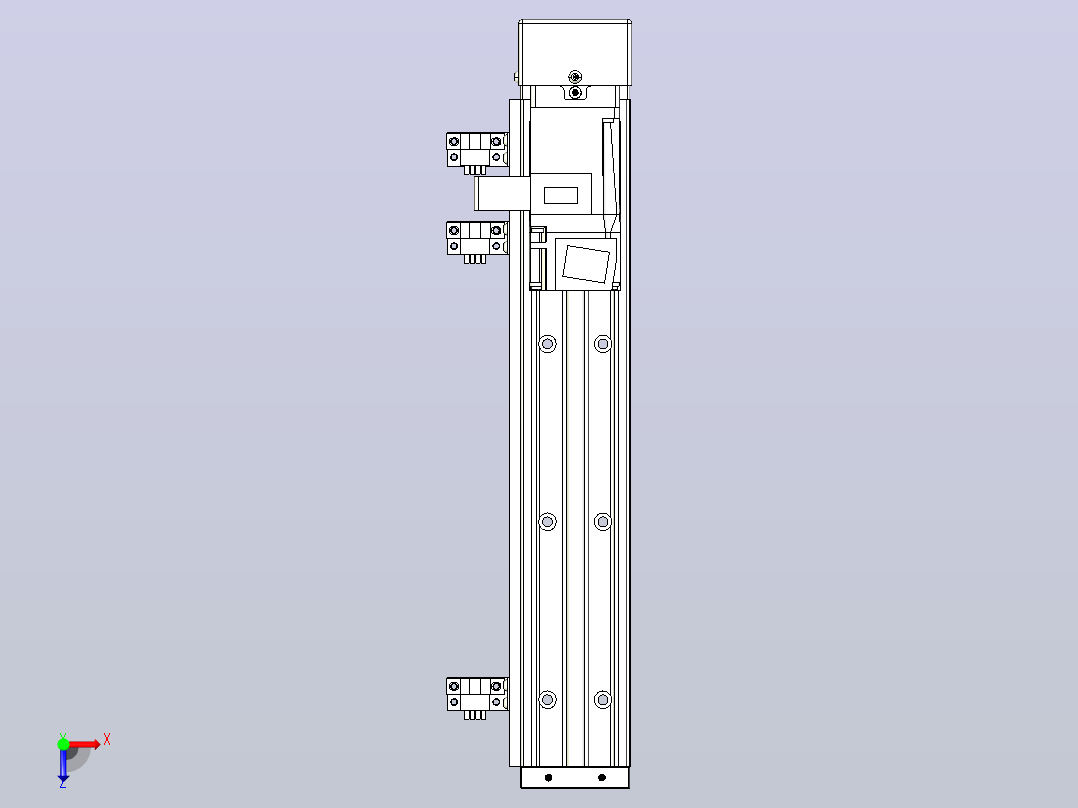 钢基模组TPA-KSR-5002C-300A1-MU-H1S1俯视图