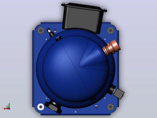 Danfoss VSH170AGANA滚动压缩机后视缩略图