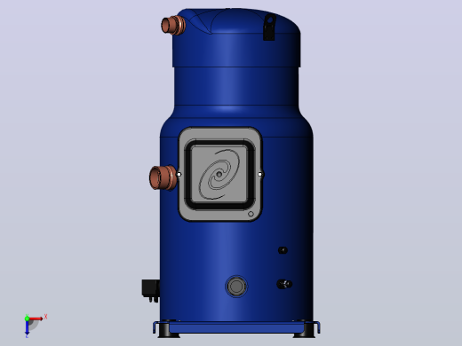 Danfoss VSH170AGANA滚动压缩机俯视缩略图