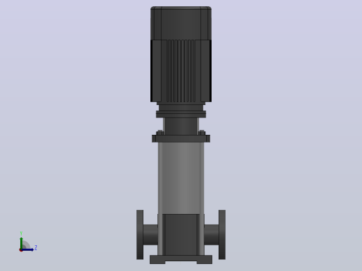 南方泵CDL32-20-4.0KW-（DN65）左视缩略图