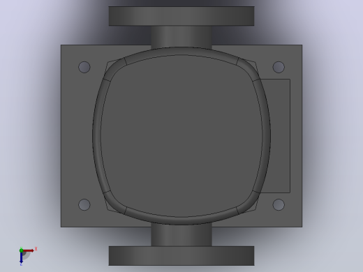 南方泵CDL32-20-4.0KW-（DN65）俯视缩略图