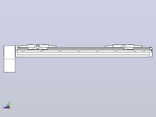 皮带直线轴双滑块型TPA-GCBS-120-P70-L125-RP-M20-N3右视缩略图