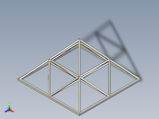 金字塔结构正等轴测缩略图
