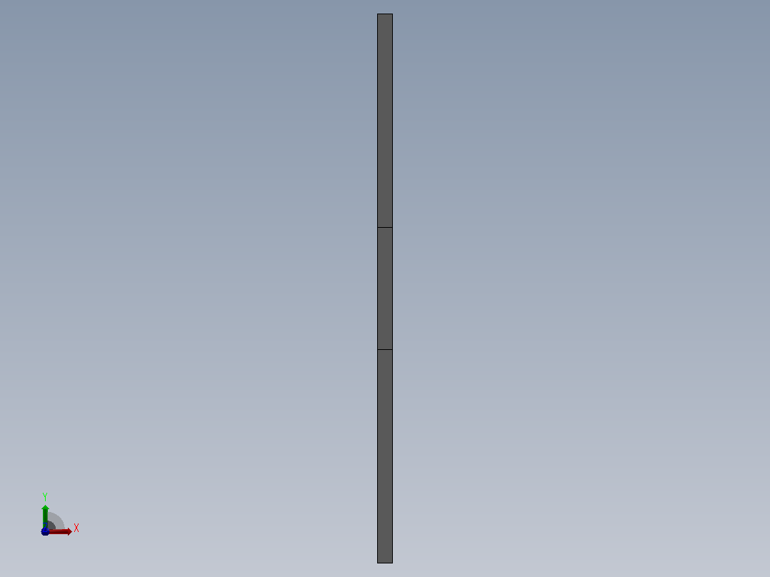 存储架-货架系统-工业货架3D模型前视图