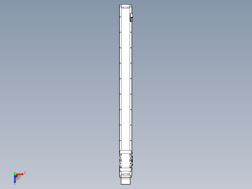 滚珠丝杠直线轴内置导轨TPA-GCR-80-1610C-L900-MP-M20-N3俯视缩略图