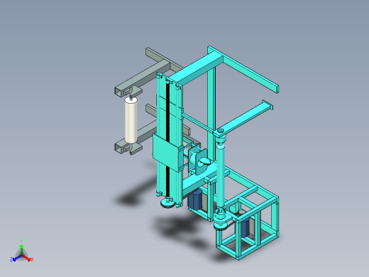 缠绕机 绕线机filament-winding-machine-1832-模型格式为 UG NX