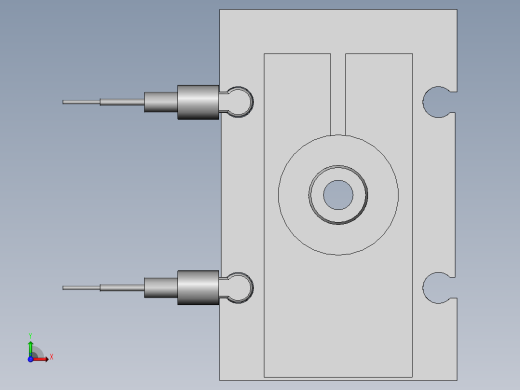 带盖箱体夹紧机构前视缩略图