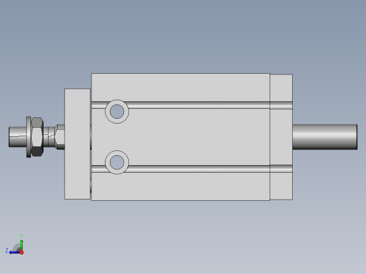 带盖箱体夹紧机构右视缩略图