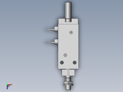 带盖箱体夹紧机构俯视缩略图