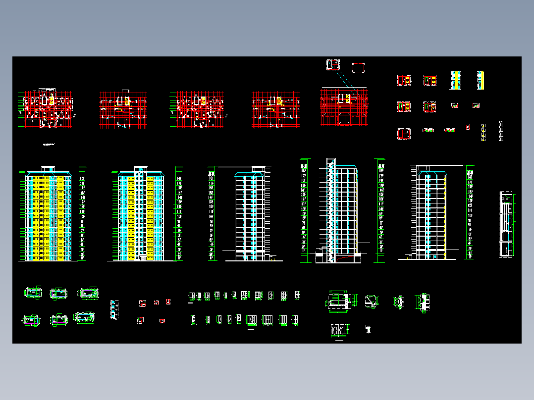 某高层住宅建筑施工图