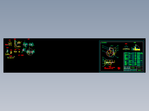人孔标准图集DWG格式