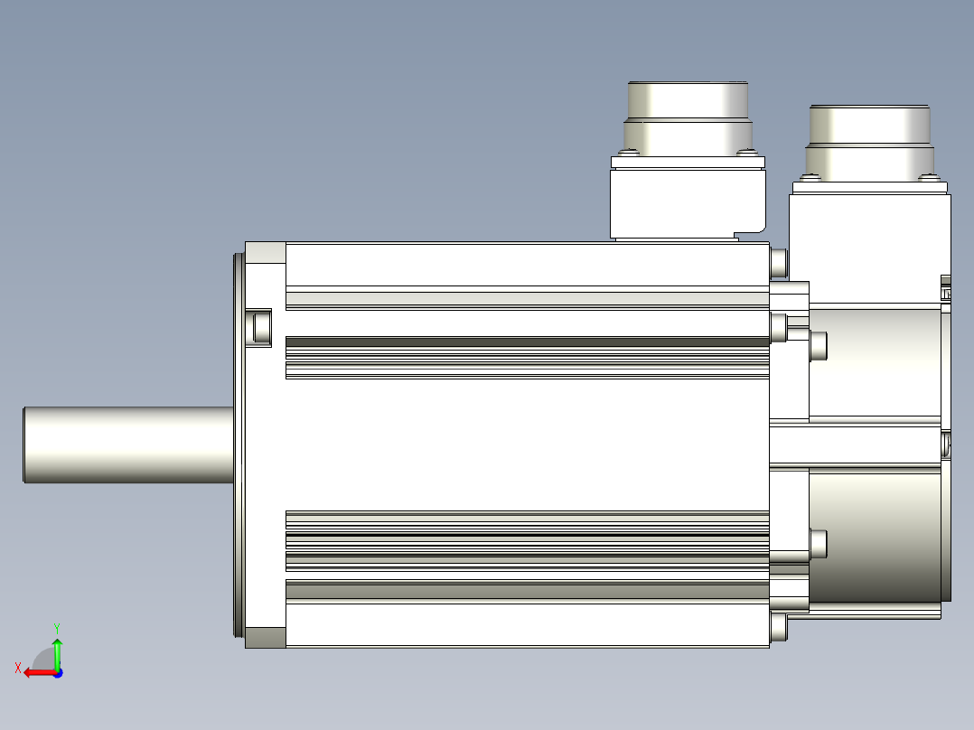 松下电机-MATSUSHITA_MSMF202L1C6后视图