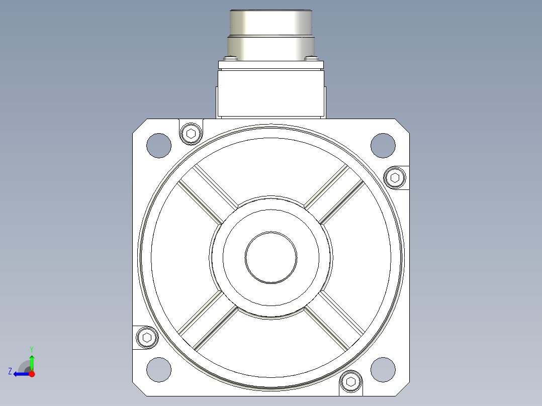 松下电机-MATSUSHITA_MSMF202L1C6右视图
