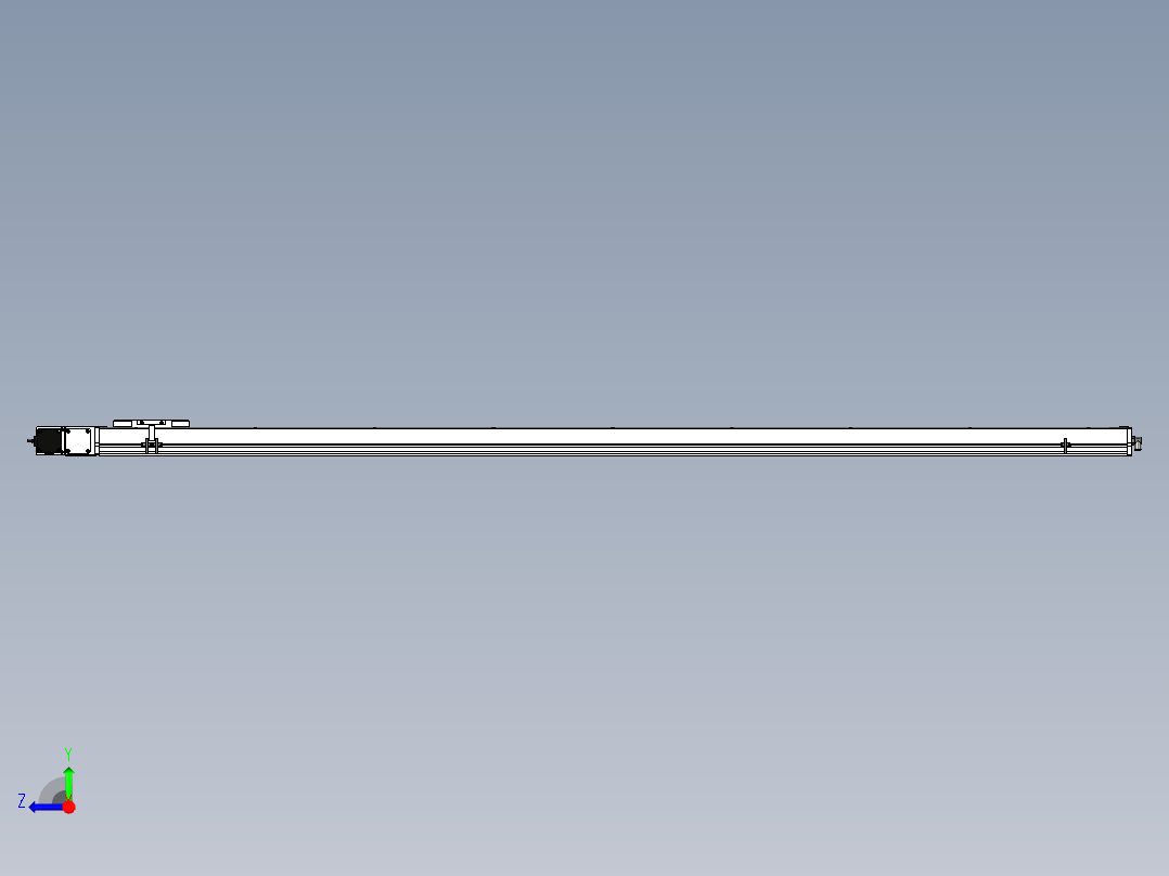 Toyo东佑达直线模组-ECB14-2300-L右视图