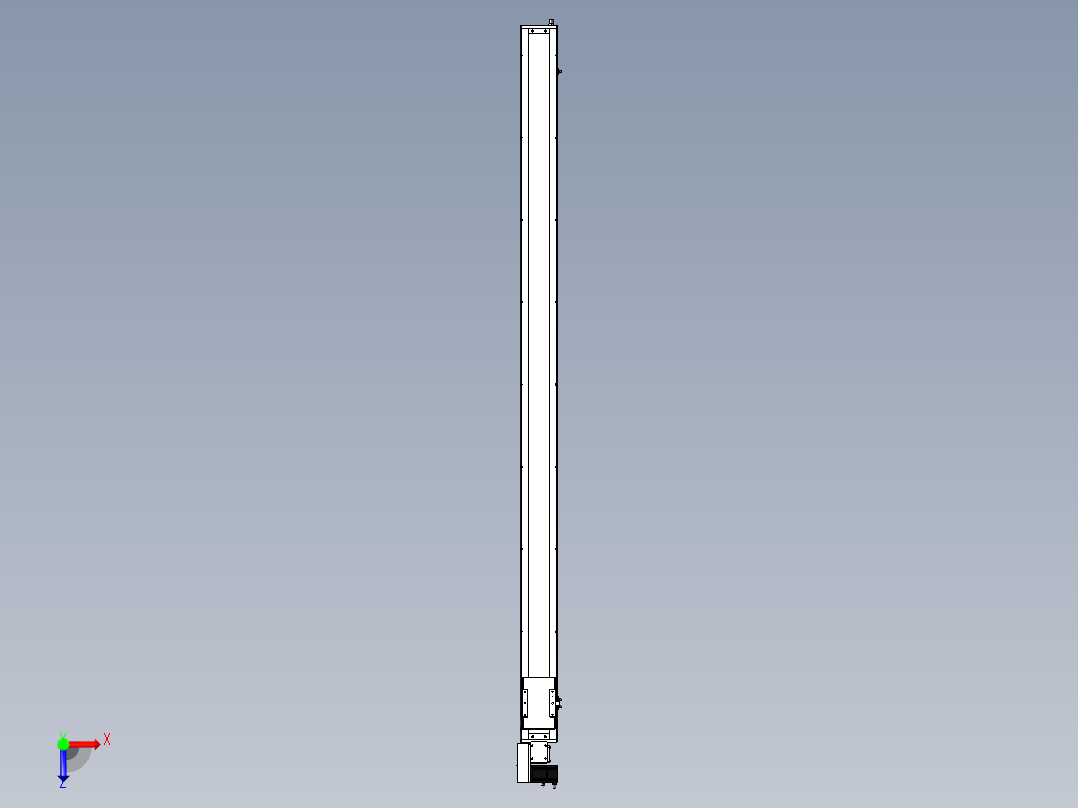 Toyo东佑达直线模组-ECB14-2300-L俯视图