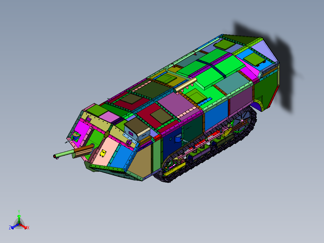 圣沙蒙法国的第二款坦克