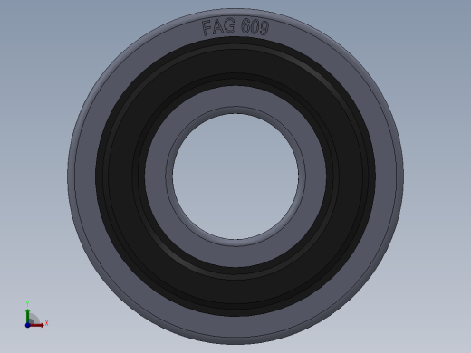 滚珠轴承-Rodamiento FAG 609 9x24x7.SLDPRT