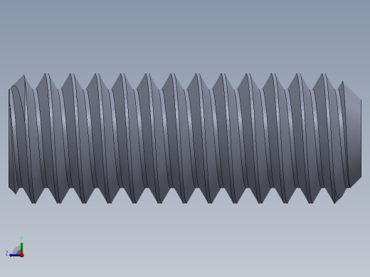 UNC 平头紧定螺钉-UNC SET SCREW 8-32 x0.4375.SLDPRT右视缩略图