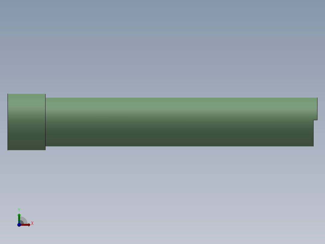 吸尘气管前视图