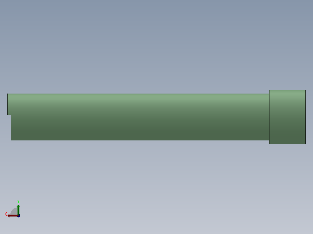 吸尘气管后视图