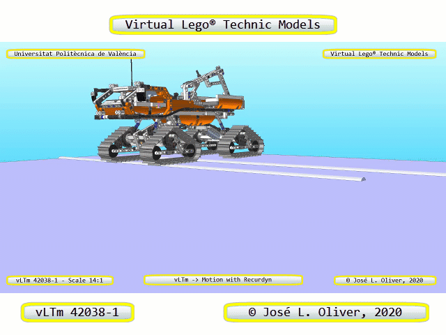 vltm-42038-1极地探险履带车拼装