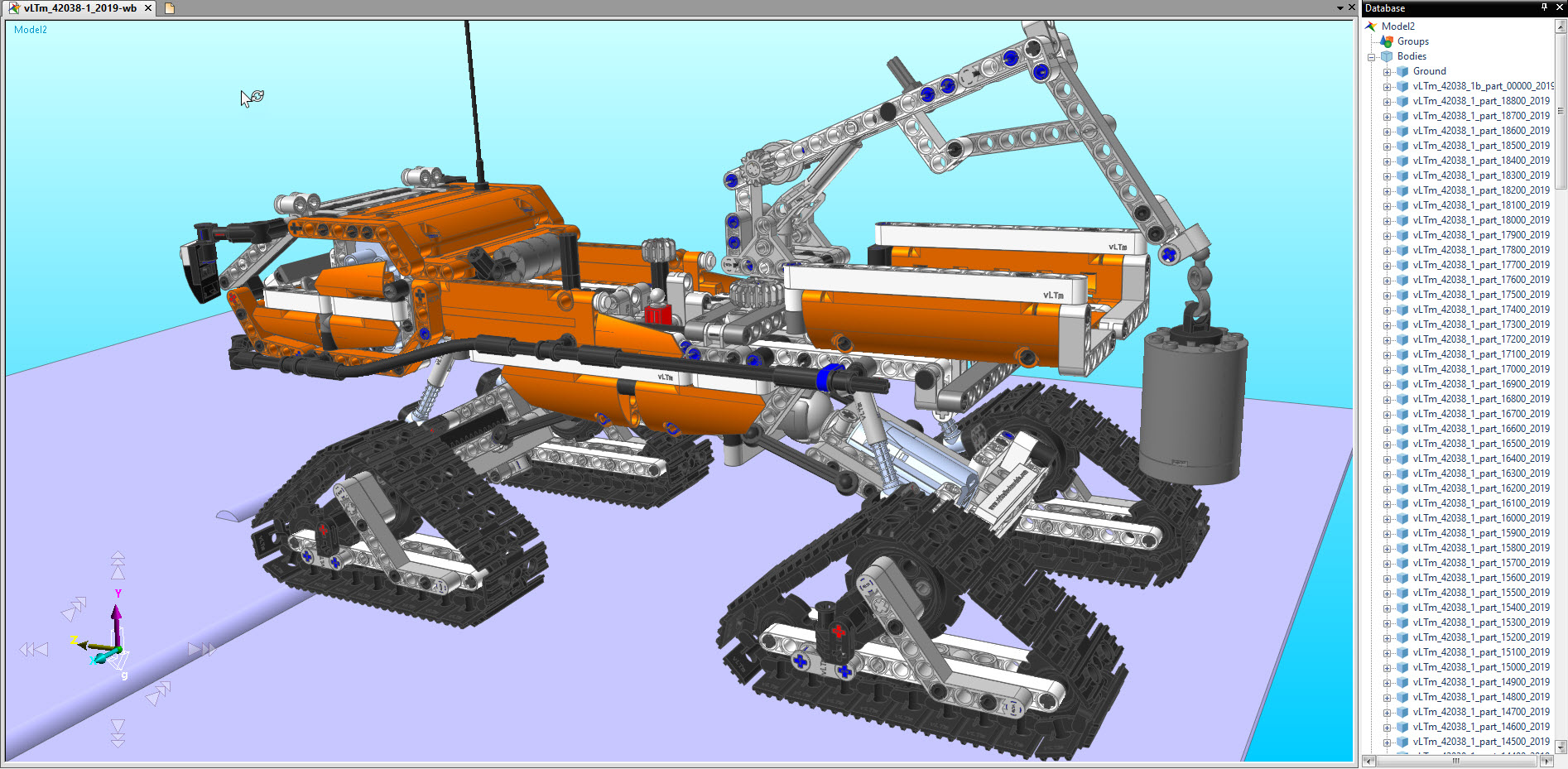 vltm-42038-1极地探险履带车拼装