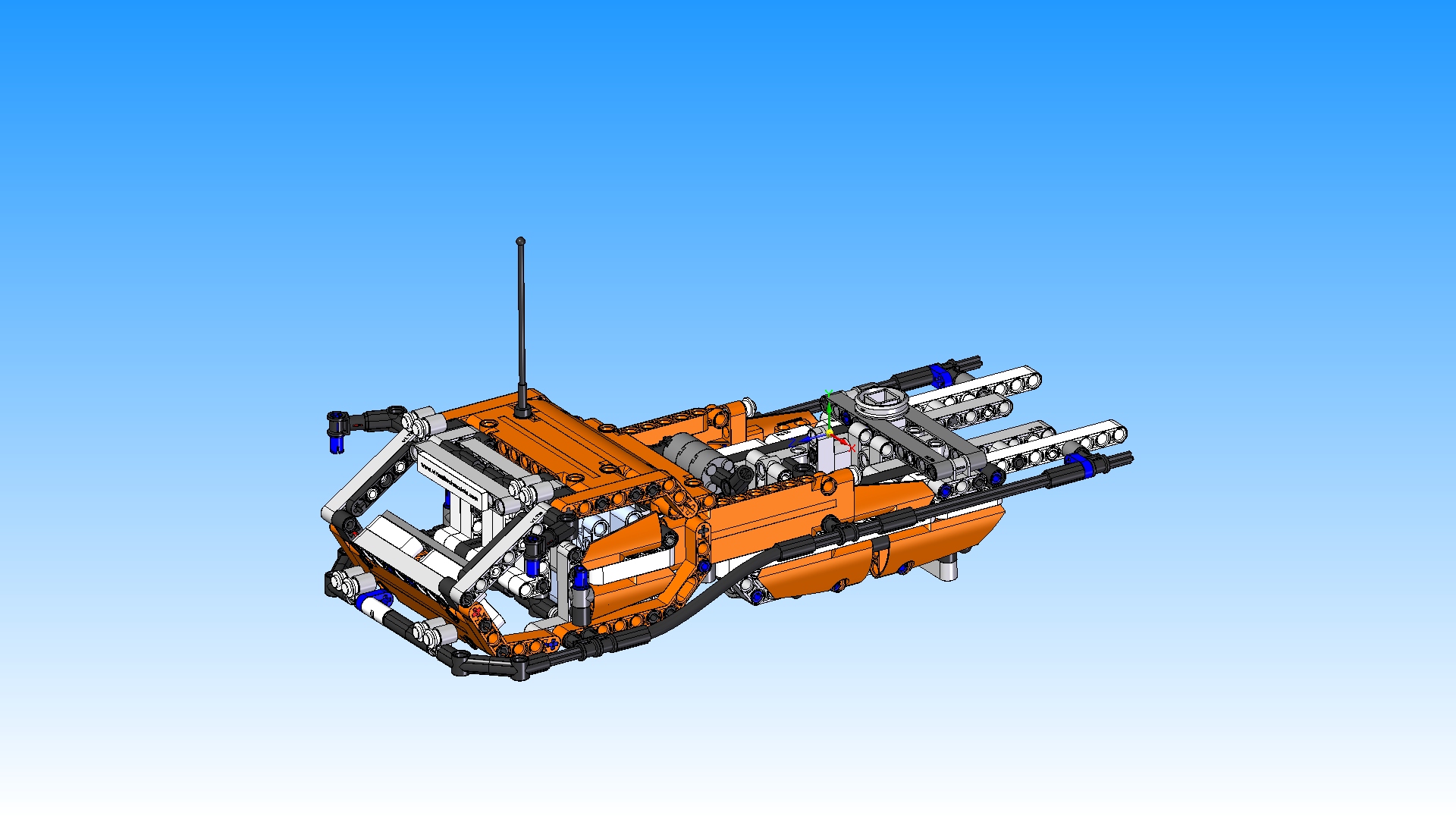 vltm-42038-1极地探险履带车拼装