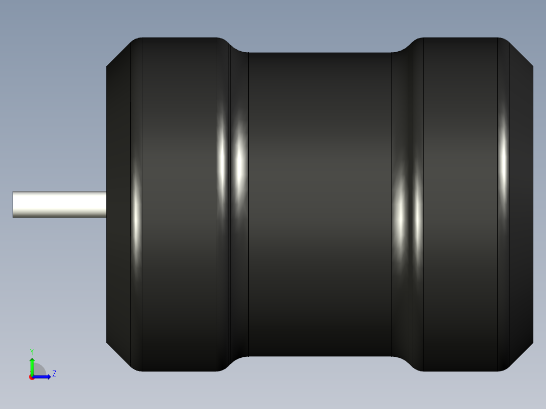无源元件封装-IND_RAD_D8x10_HS左视图