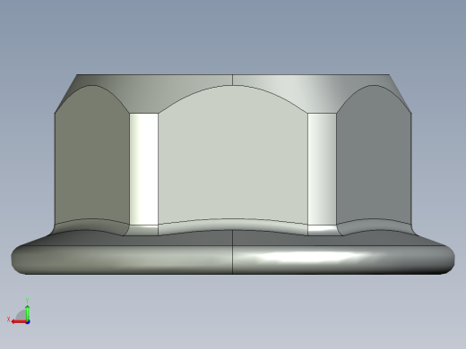 SO 4161标准6923法兰螺母后视缩略图