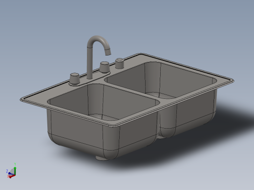 标准美式厨房水槽
