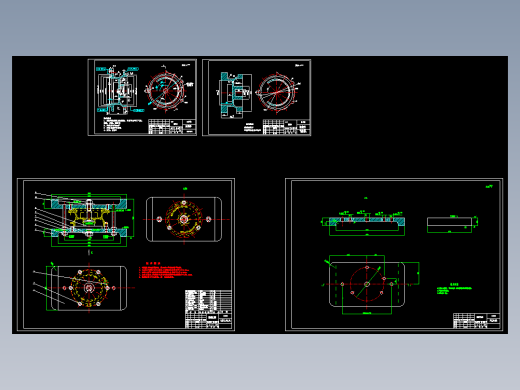 车床连接座加工工艺及钻3-φ7孔和6-φ7孔夹具设计【翻转式夹具】【原创设计】