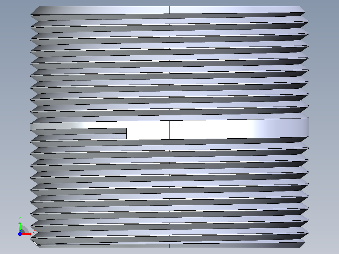 聚氯乙烯配件33-Sch80_Nipple_MPTxMPT_861-291_2.5in x Close前视图