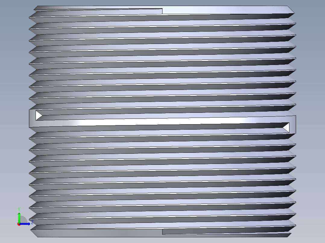 聚氯乙烯配件33-Sch80_Nipple_MPTxMPT_861-291_2.5in x Close左视图