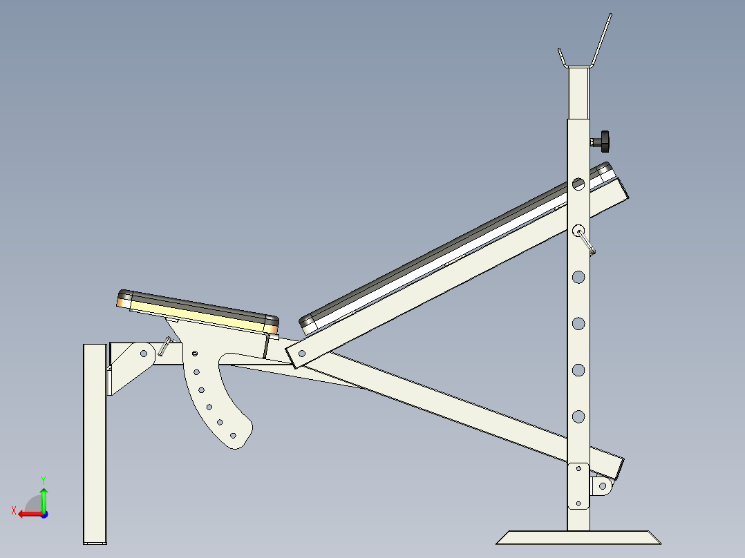 家庭运动后视图
